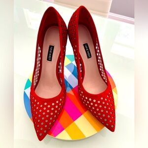 Nine West Translate Red Mesh Pumps 👠 Size 10M
